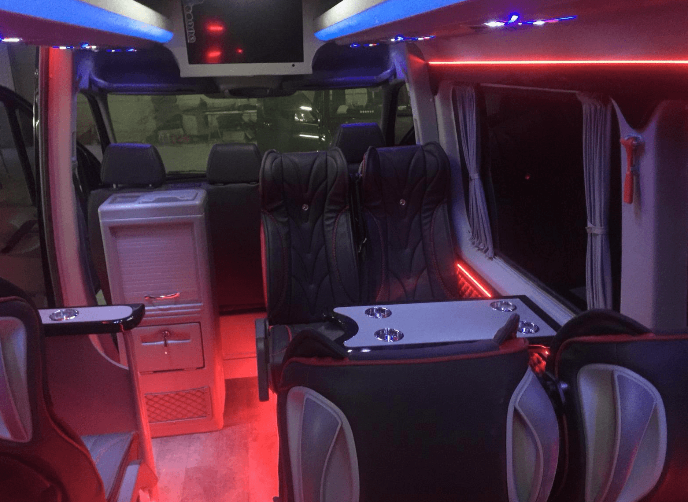 Minibus interior