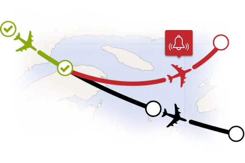 Real-time flight tracking technology for seamless airport pickups